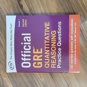 ETS Official GRE Quantitative Reasoning Practice Questions Volume 1 2nd  Edition